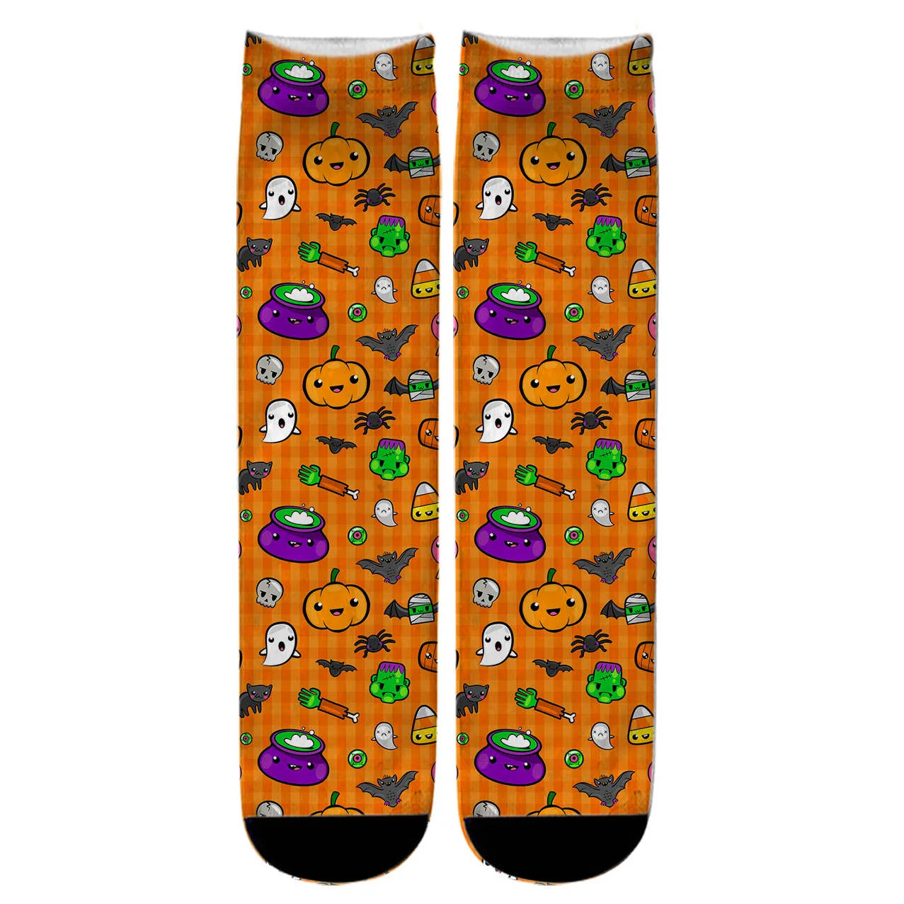 

MY-034 Funny Cotton Comfortable Men Socks Crew Socks Men Halloween Men's Socks, As shows