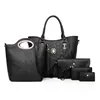 5pcs Shoulder Bag Women Lady Large Capacity Five Set Handbag for women