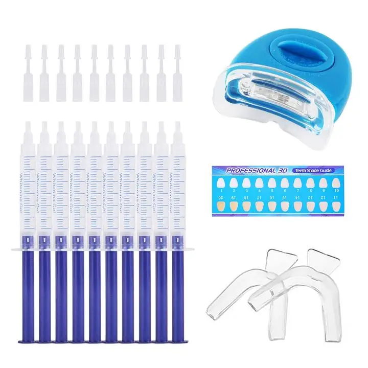 

Remove Tooth Stain Bleaching Kit Home Teeth Whitening Kits Private Label 10 pcs professional teeth whitening syringe