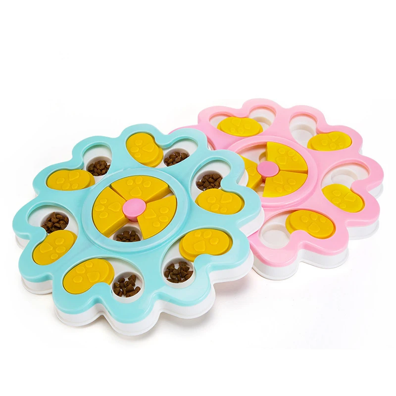 

New Design Pet Dog Slow Feeder Dog Puzzle Toy Interactive Puzzle Game Dog Toys, Grey,blue,pink
