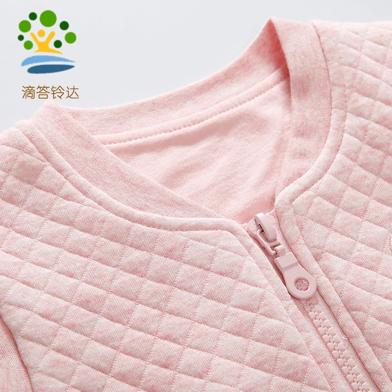 
Good Quality Wholesale Custom Design Organic kids Tank Top Baby Quilted Cotton Vest 