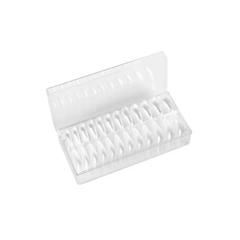 

Hot Sale 240 pcs Transparent Nails Five Styles French Artificial False Nail Tips For UV Nail Gel Polish