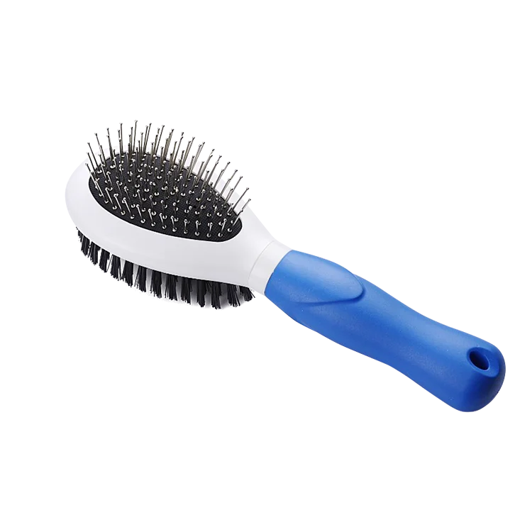 

Factory Wholesale Cheap Double Sided Brush Comb Pet Grooming, Blue