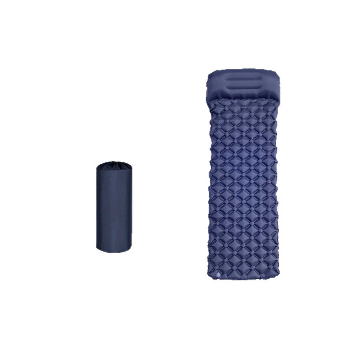 Camping Backpacking Compact Ultralight Sleeping Air Pad Insulated Inflatable Camping Mat Sleeping Pad With Pillow
