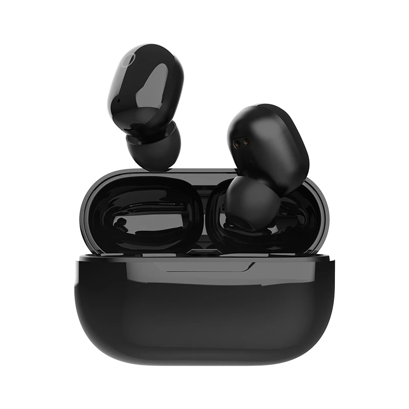 

Handfree Noise Canceling Touch Control Waterproof Tws Bt 5.0 True Wireless Headset Headphone Earbuds Earphone, Black