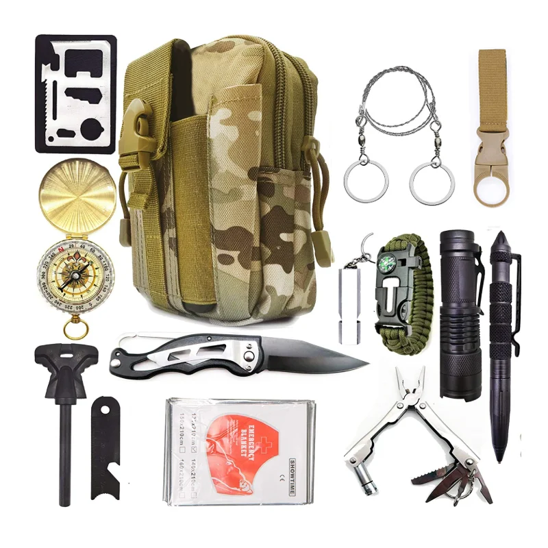 

Best Multitool for Camping and Wilderness Survival Preppers Gear, 17 colors