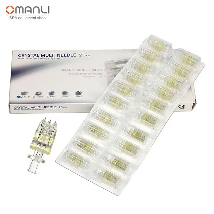 

2022 Korea Multi Needle 5 Pins 9Pins For Revolax Deep Sodium Hyaluronate Injectable Fillers For The Face Injection Needle, Transparent