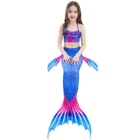 

Girls 3PCS mermaid tail for swimming swimsuit kids