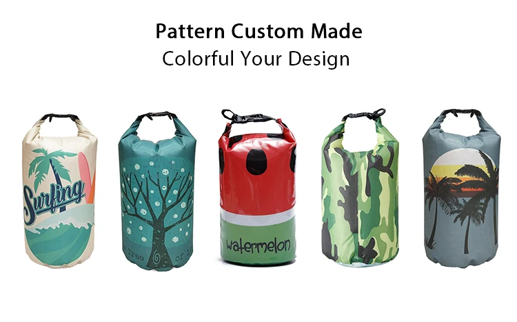 Outdoor Wholesale Ocean Pack  5L 10l 15L 20L Floating Boating, Fishing Swimming 500D PVC Ocean Pack Waterproof Dry Bag