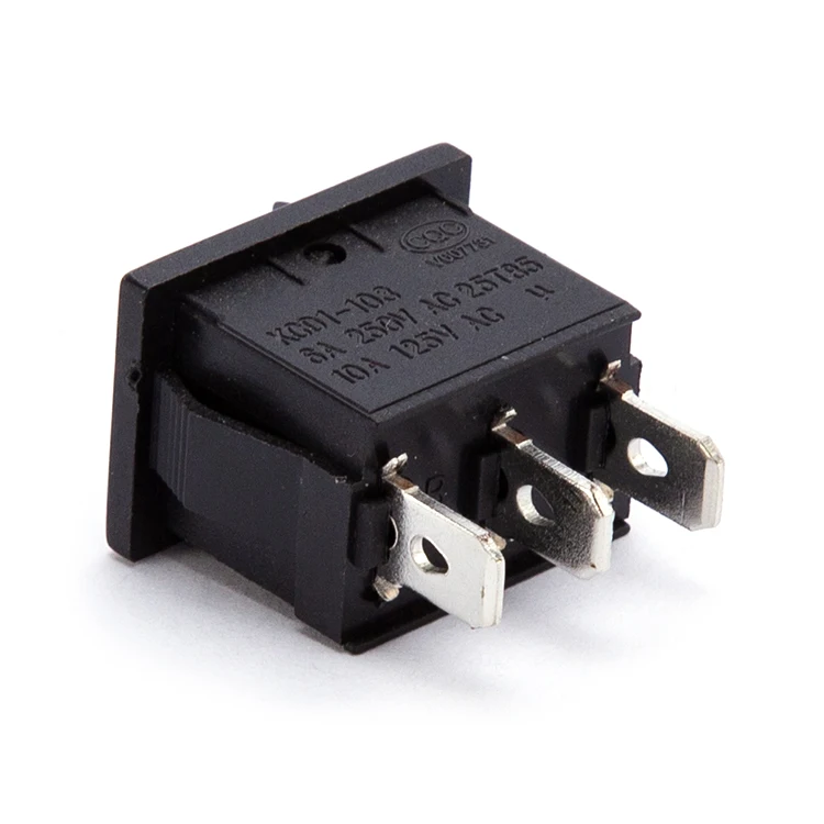 
KCD1-103 6A 250VAC Switch 3PIN ON OFF ON Rocker Switch 