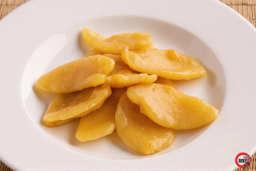 Homemade gari pickled ginger preparation process