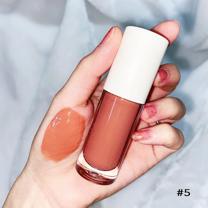 

No label women makeup bulk vegan lip gloss custom