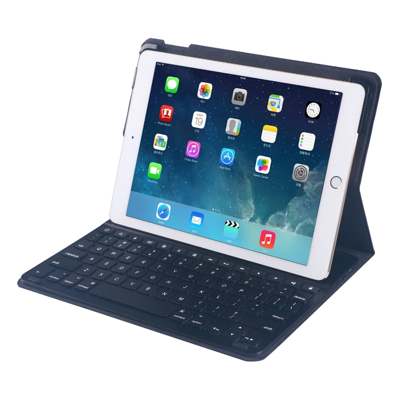 

Leather Case Keyboard with Case for iPad, Blue/black/white
