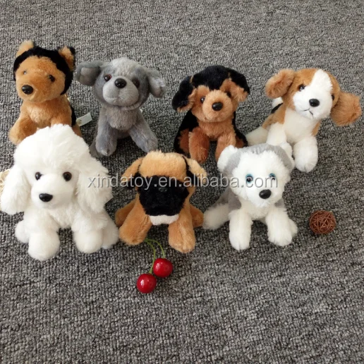 lifelike plush dogs