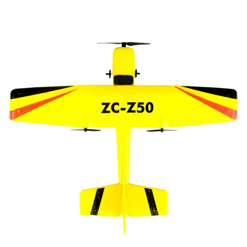 

New HoShi ZC Z50 2.4G 2CH 340mm Wingspan EPP RC Glider Airplane RTF Good Models Toys for Kids Play Fun Fling Wings, Red/blue/yellow