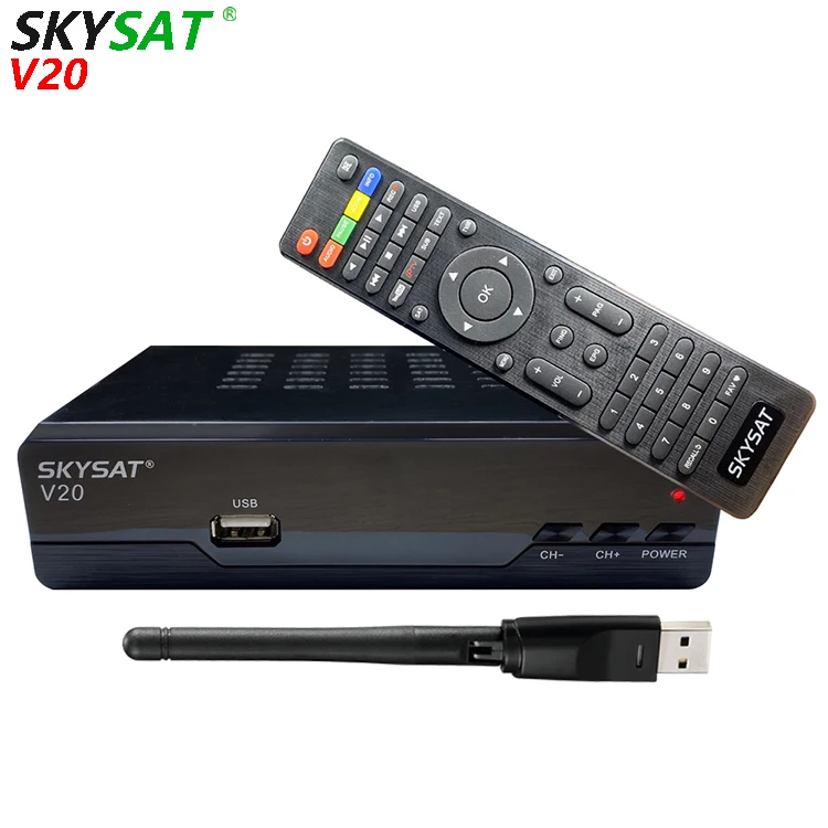 

Mini HD IPTV satellite receiver DVB S2 with function support IPTV cccam newcamd SKYSAT V20