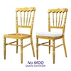 Durable Cheap Stacking Wedding Party Gold Metal Crown Napoleon Chairs