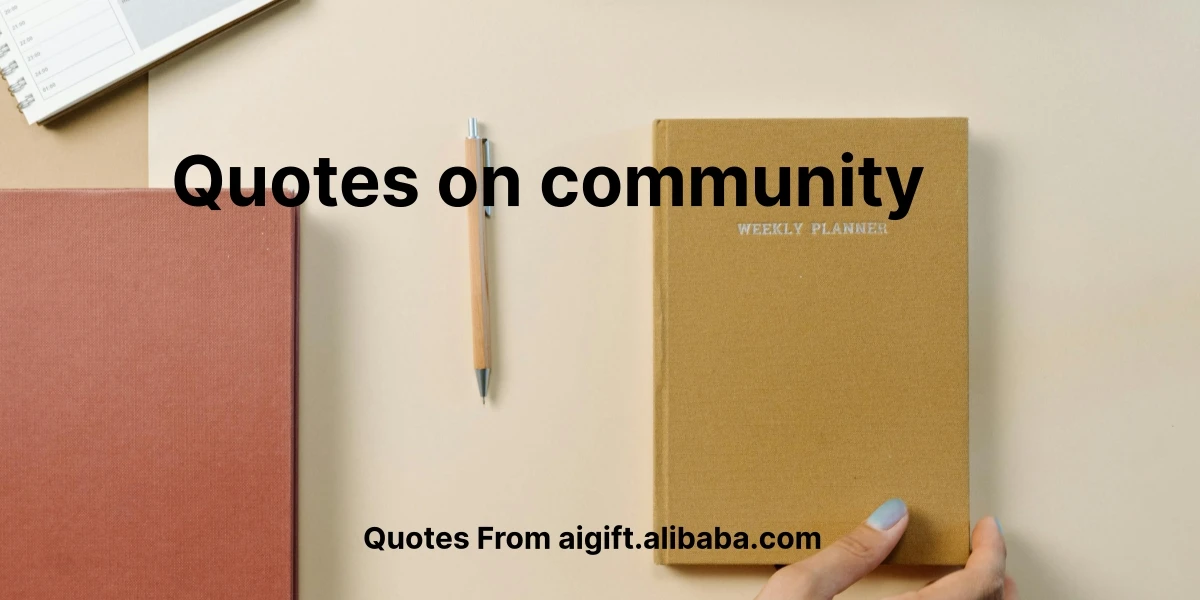 quotes on community