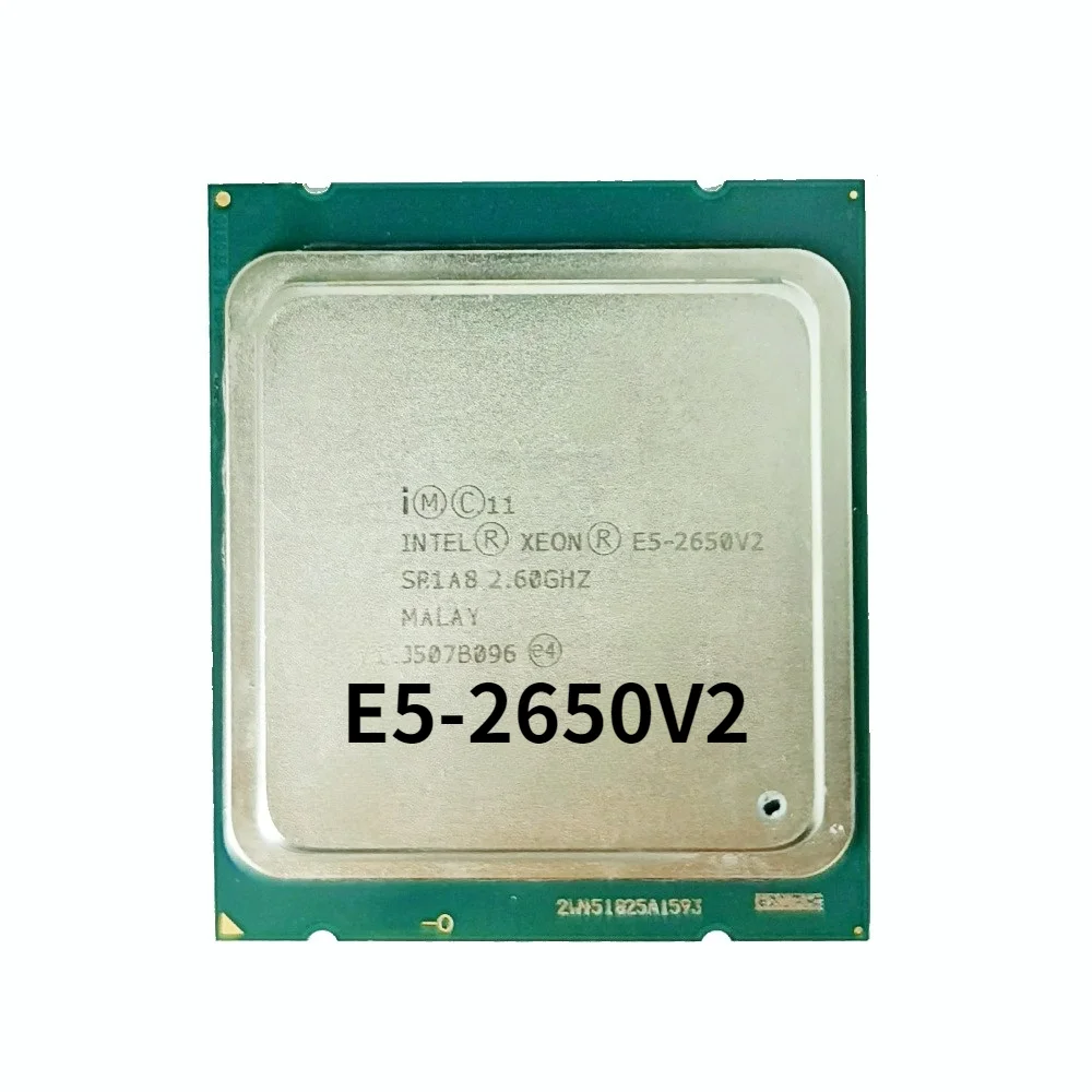 

Intel Xeon E5 2650 V2 LGA 2011 CPU Processor 8 CORE 2.6GHz 20M 95W SR1A8 E5 2650V2 support X79 motherboard