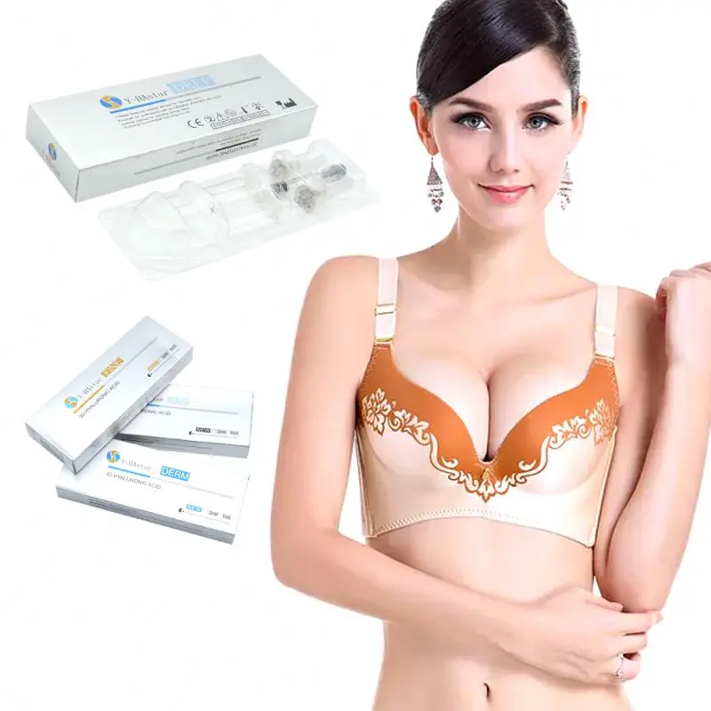 

injectable hyaluronic acid gel filler injection for breast, Transparent