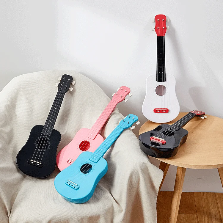 

Wholesale ukulele support custom OEM string instrument new design ukulele 21 inch, White,pink,blue,black,black red
