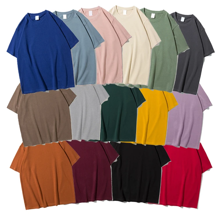 

XS-3XL T-shit Cheap 280 Grams Blank Plain Casual T-shirt Men Short Sleeve Tshirts