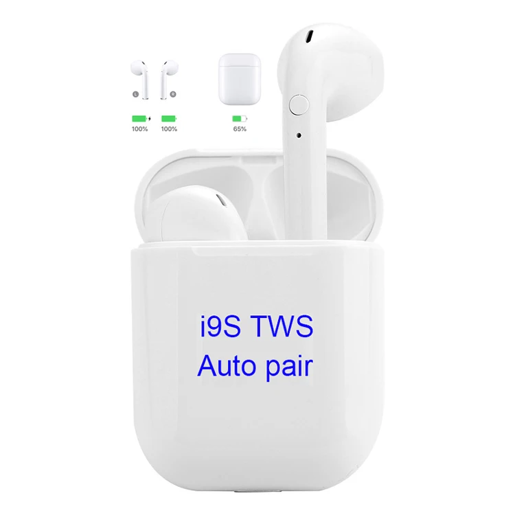 High Quality White Audifonos Mini I9S Tws Bluetooth Wireless Earbuds Earphones