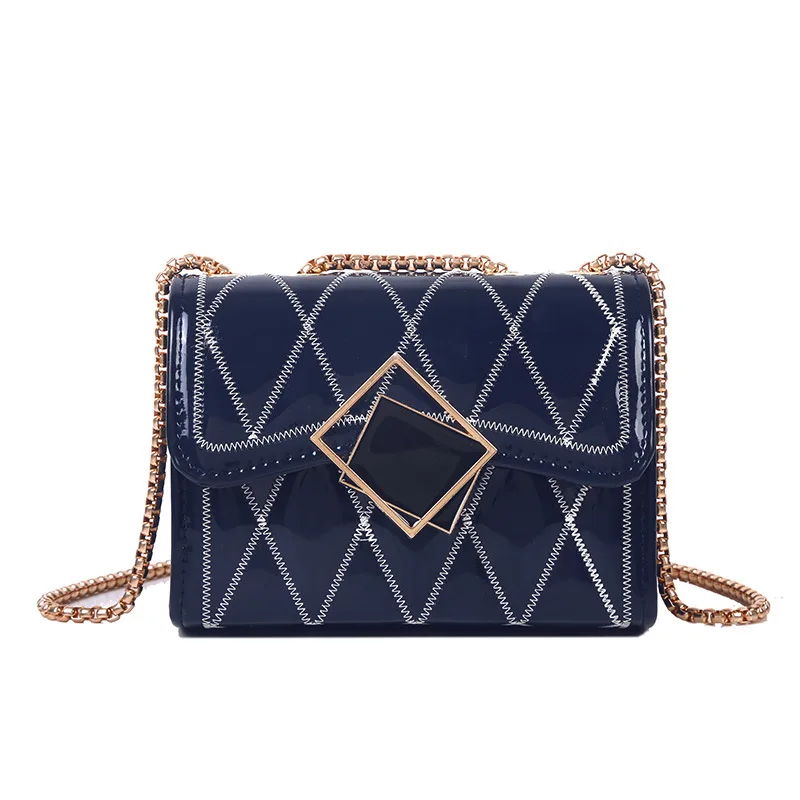 

Popular 2021 Spring New Trendy Style Versatile Crossbody Pouch Rhombus Chain Fashion Small Square Bag for Woman