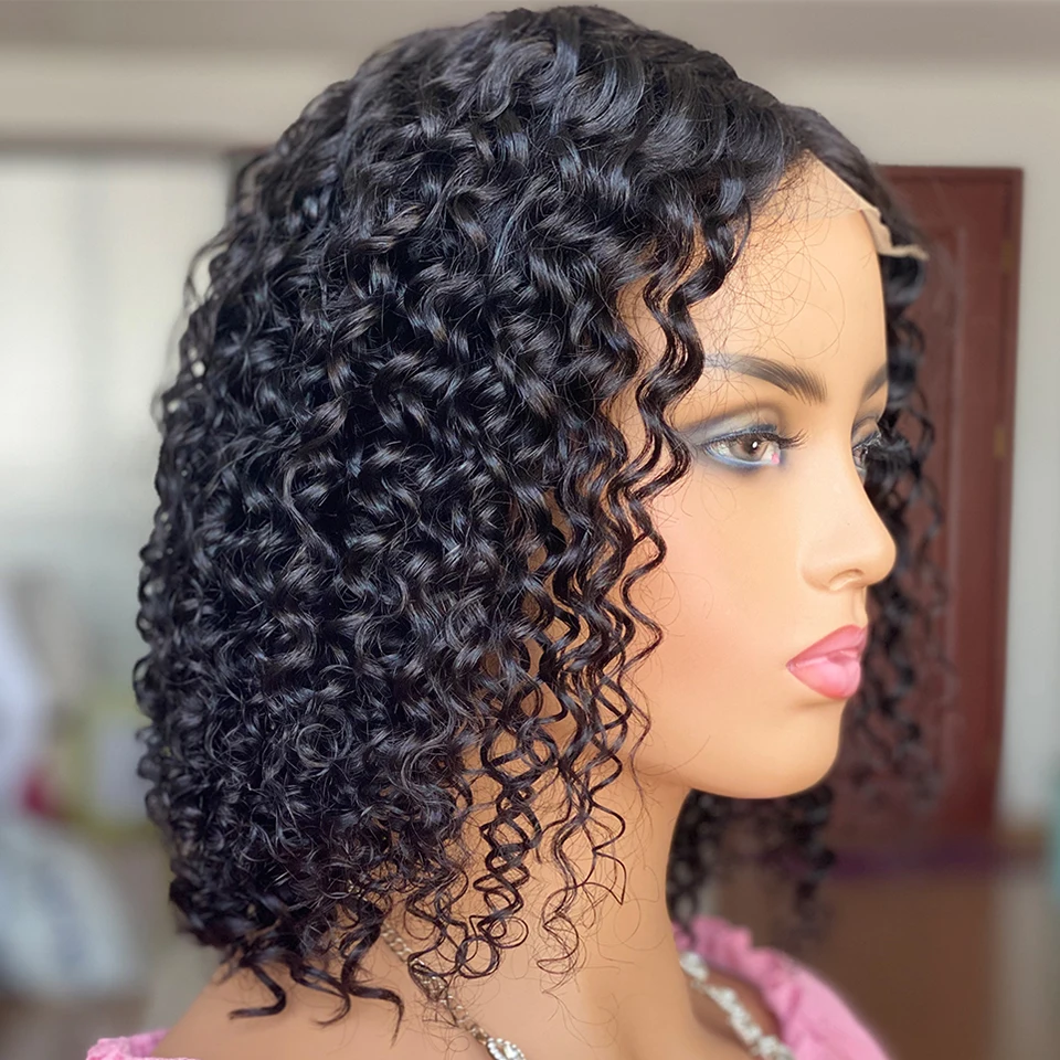 

Addictive 150% 180%Density Curly Headband Human Hair New Arrival Bob Wig