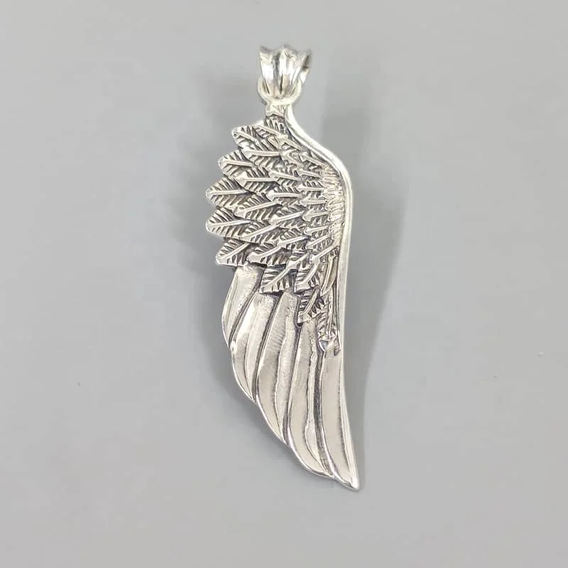 

Fashion design gold 18k plating pendant Jewelry wing bird soaring sky freedom Elaborate gift Sterling Silver 925 Necklace Charms, White gold (rose gold, yellow are avaliable)