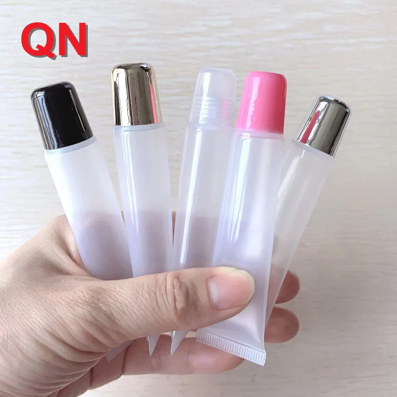 Luxury Plastic Cosmetic Packaging Lip Gloss Tubes Bulk With Empty