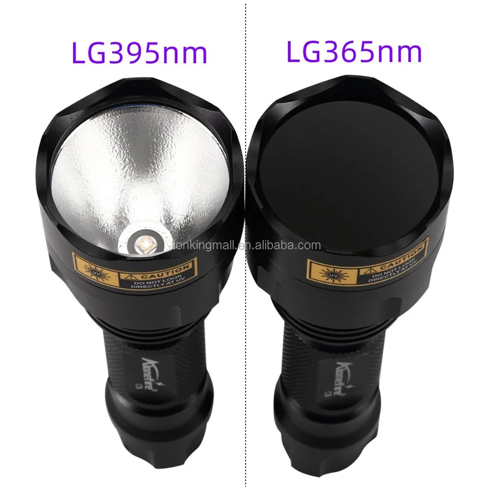 Torcia UV VASTFIRE 365nm - Ricaricabile USB, 60W Super Luminosa | Impermeabile, Per Rilevazione Urina E Minerali - Foto 3