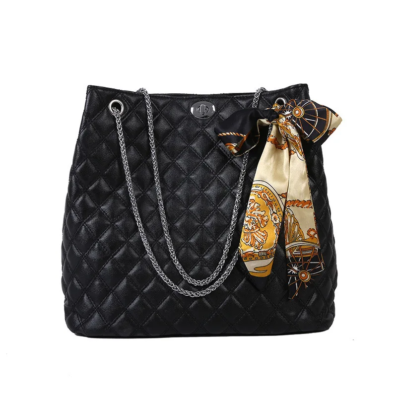 

High capacity tote latest ladies handbags shoulder chain bag purses and handbags shoulder bag, Accept customized color
