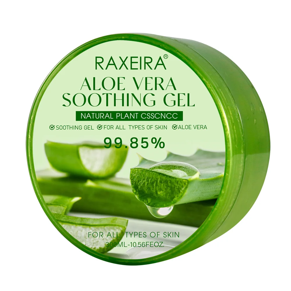 

Organic Aloe Vera 92% Soothing Aloe Vera Gel Unisex Face Alovera Gel Facial & Body Moisturizer 3 Years Skin Beauty Product 300ml