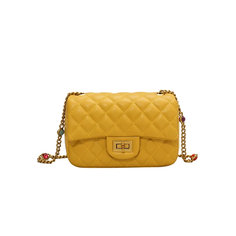 

EM961 Simple stylish rhombus chain messenger bags custom logo famous brand designer woman purses and crossbody bag handbags