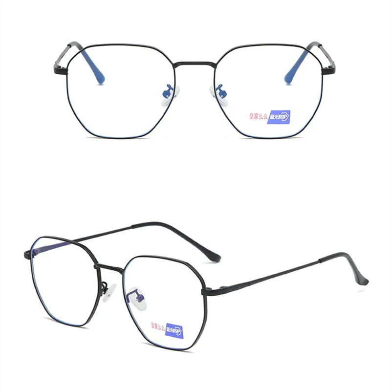 

DLO3023 Blue Light Blocking Glasses Fashionable Metal Frame Anti Eyestrain Eyeglasses