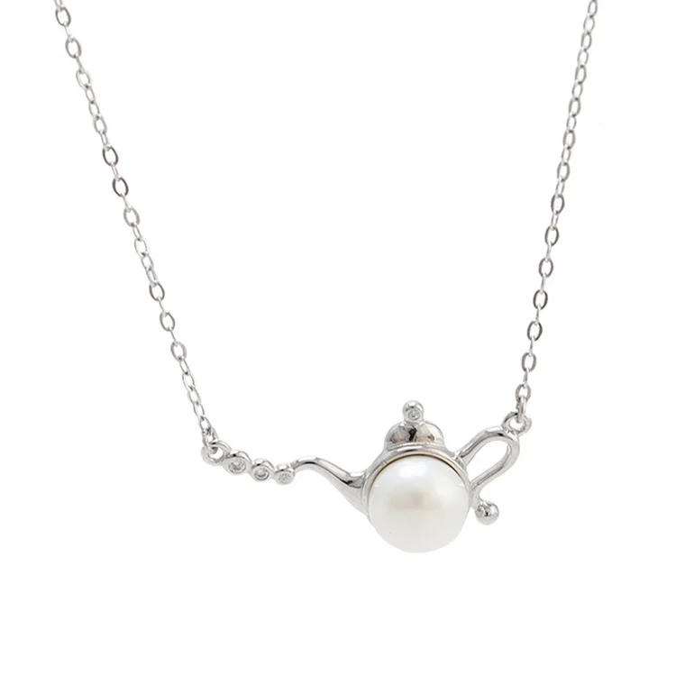 

Korean jewelry necklaces women choker freshwater pearl necklace