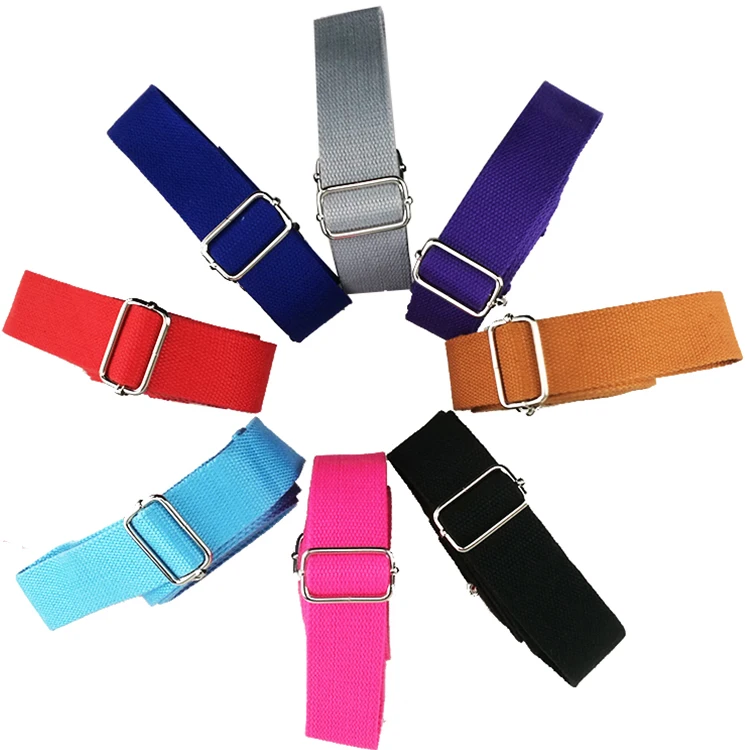 

2022 New Arrival Eco Friendly Yoga Strap Stretch Yoga Belt D Ring Cotton Yoga Strap, Customized color