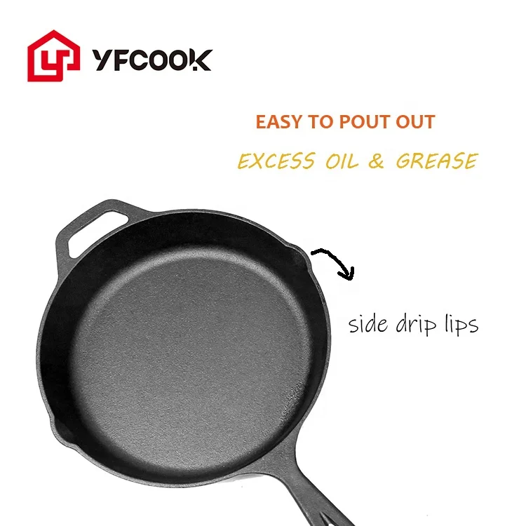 
Amazon Best Seller Household Cast iron skillet, cast iron pan, cast iron cookware 
