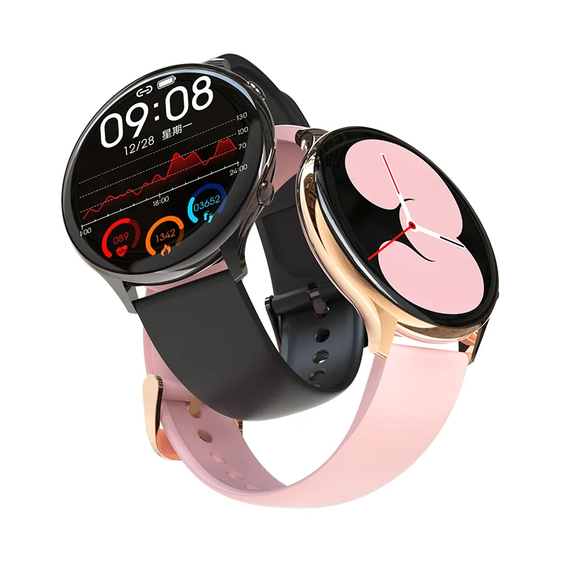 

2022 New Reloj Watch KM08 Smart Watch For Men And Women Full Touch Fitness Tracker Blood Pressure Smart Clock Ladies Smart Watch