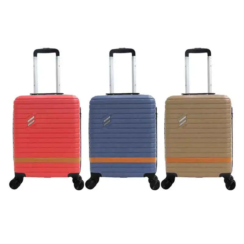 

Factory Price Stock Europe Hot sale Cabin size Doule Wheel Trolley Luggage Suitcase