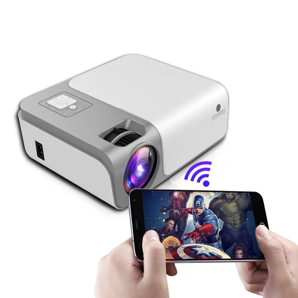 

C50A Wifi Projector Home Small Hd Projector Native Resolution 1920 x 1080 3800 Lumens Projectors Factory Direct