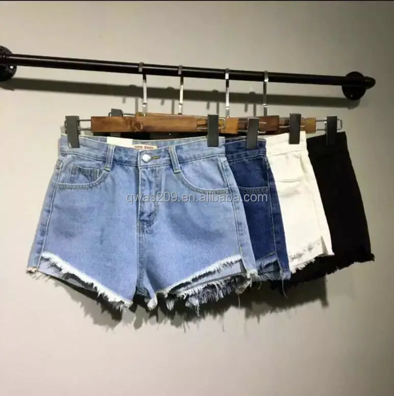 

summer hot sale ladies short jeans pants fashion lady short jean pants factory wholesale women's short jeans