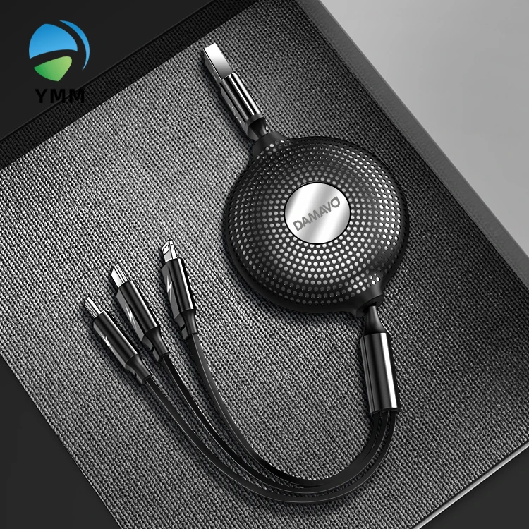 Custom length usb cables 3 in 1 Micro Type-C IOS usb Charging Cable for Mobile Phone