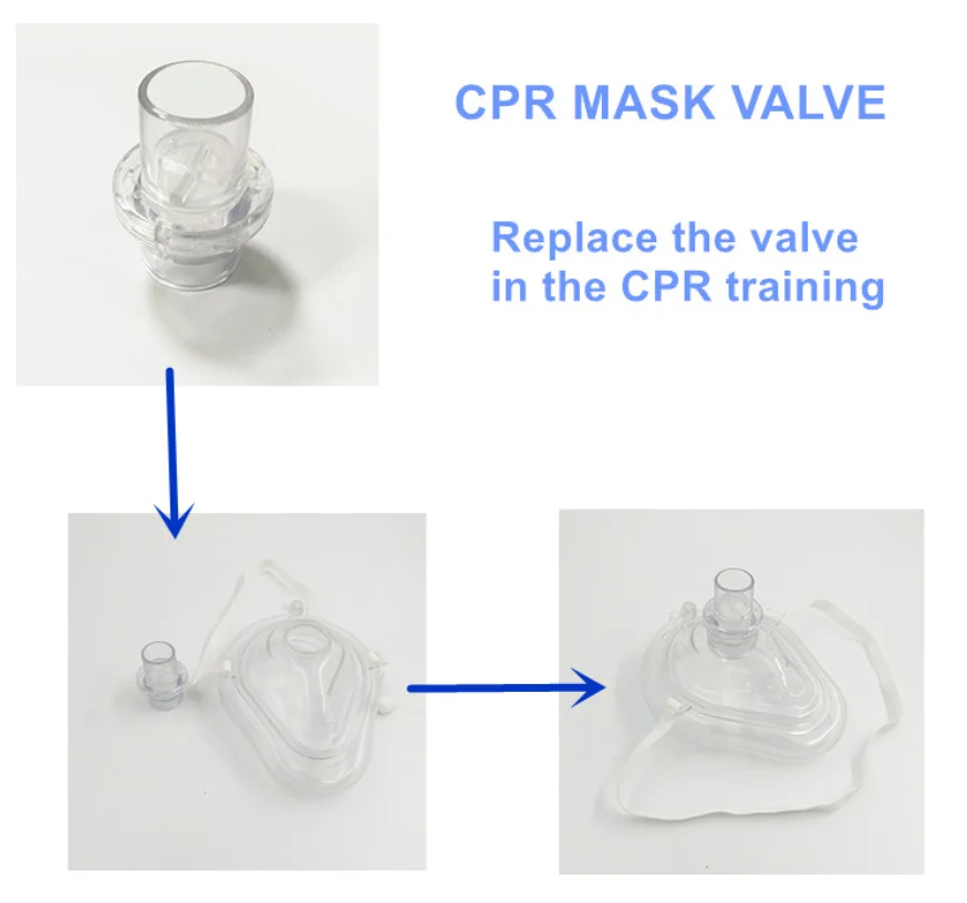 Replaceable one way value CPR mask first aid Training CPR Face Shield Emergency Mask With Hard Case CPR mask