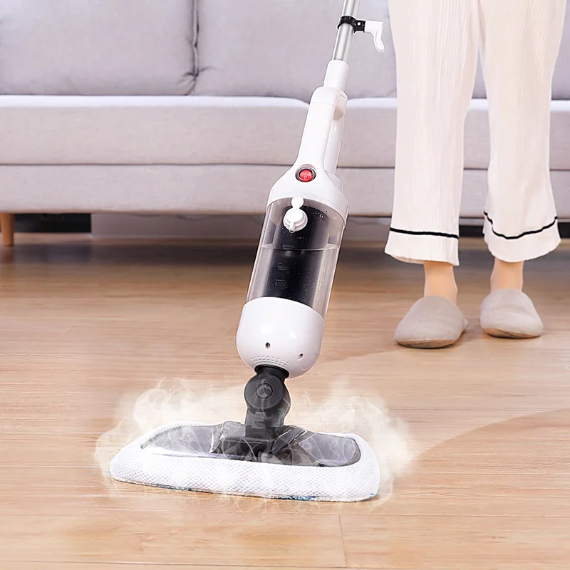 

Boomjoy Best Commercial Magic Steam Mop Floor Cleaner with Water Pump Separatable, Black