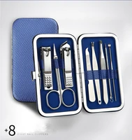 

Hot Sale latest design manicure pedicure set 8pcs personal care tools nail clipper set