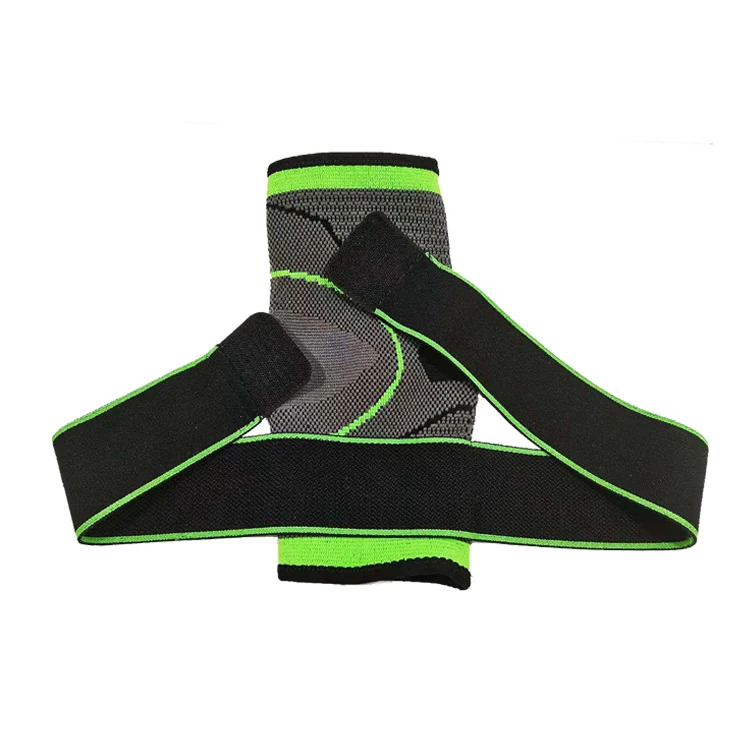 

Multifunctional sports Compression Sleeve Ankle Straps Wrap for fitness people and sport users, Fluorescent green