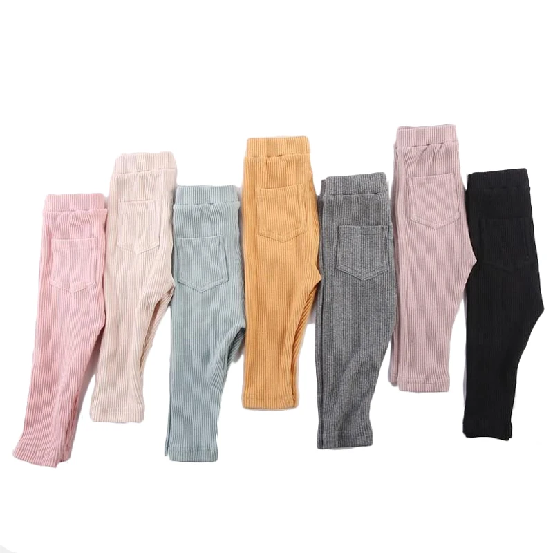 

New Child Leggings Cotton Big PP Pants Spring Autumn Kids Girl Pants Fashion High Waist Long Trousers Children's Pant, Picture