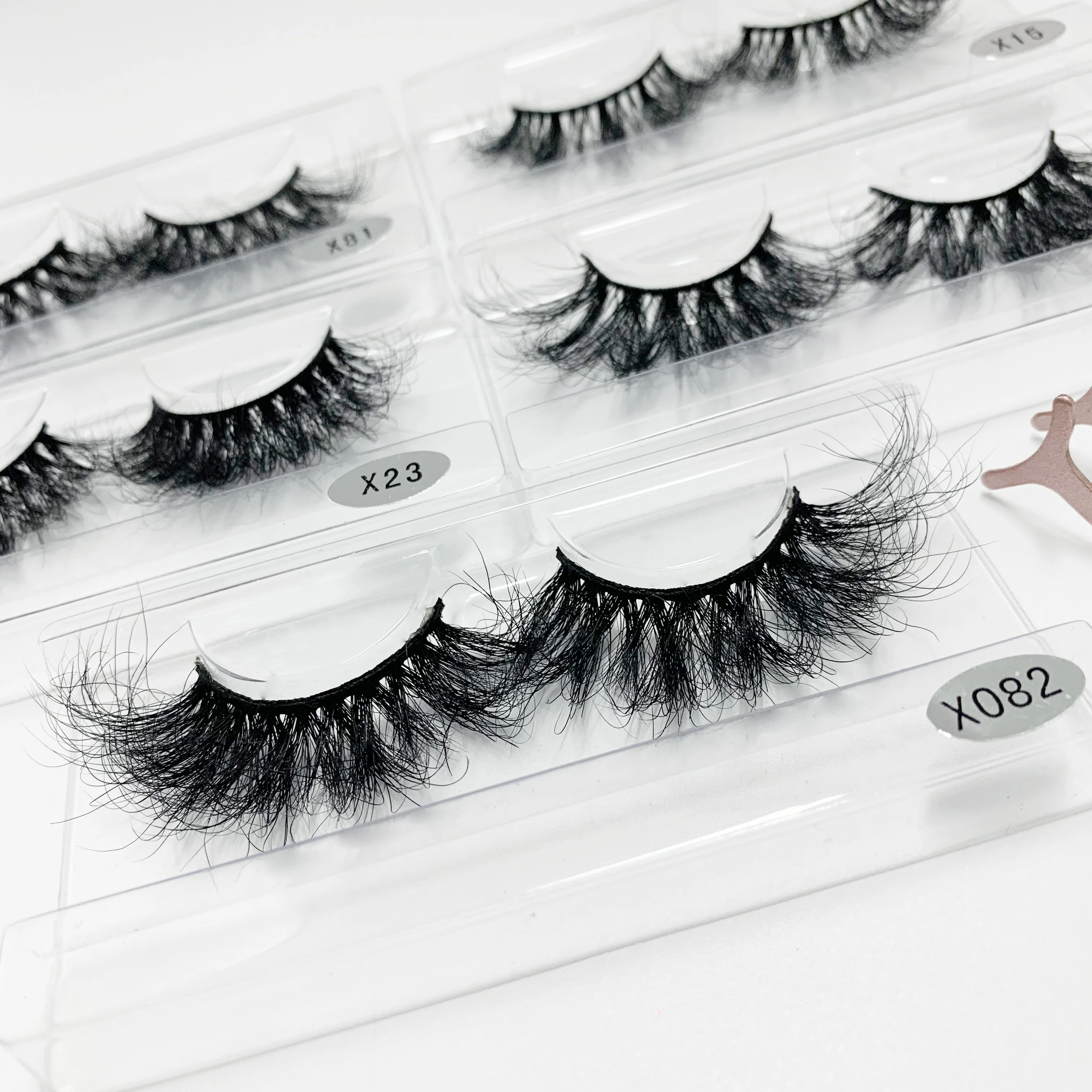 

5Pairs 25mm 7D Mink False Eyelashes Thick Dramatic Fluffy Eyelash Extension Makeup Handmade Mink Lashes